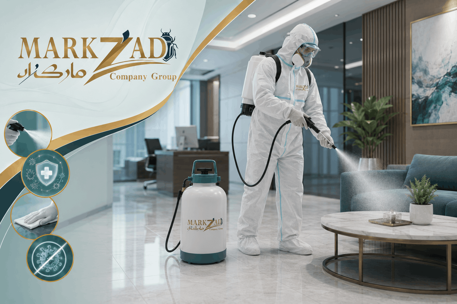 خدمة التعقيم والتطهير الشامل